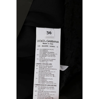 Dolce & Gabbana Black Lace San Valentino Dress Stunning New Arrival
