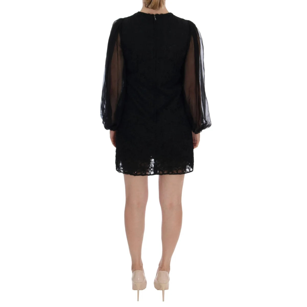 Dolce & Gabbana Black Lace San Valentino Dress Stunning New Arrival