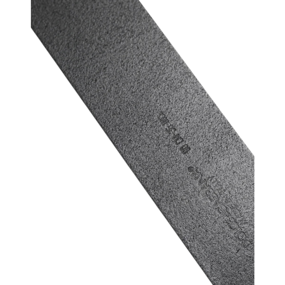 Dolce & Gabbana Black Leather Classic Metal Buckle Belt