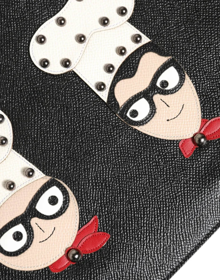 Dolce &amp; Gabbana Black Leather 