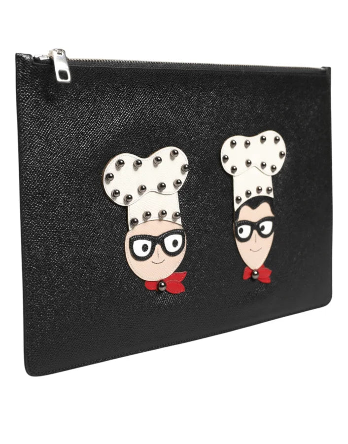 Dolce &amp; Gabbana Black Leather 