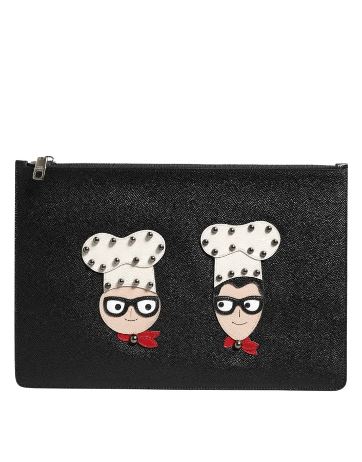 Dolce &amp; Gabbana Black Leather 