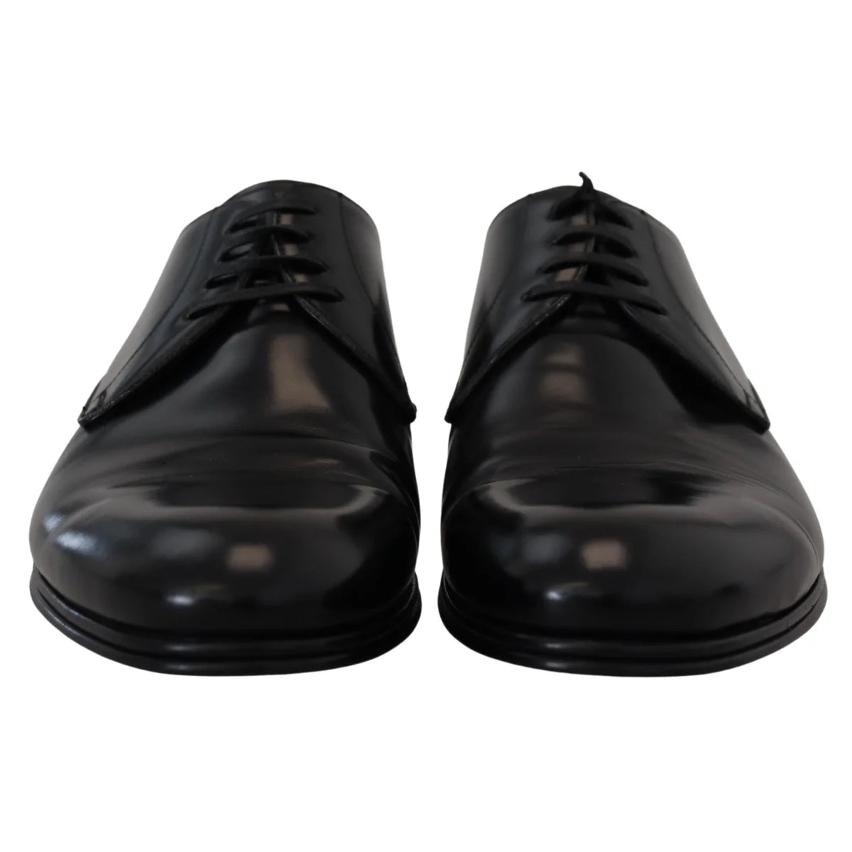 Dolce & Gabbana Black Leather Formal Dress Shoes