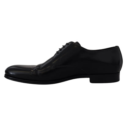 Dolce & Gabbana Black Leather Formal Dress Shoes