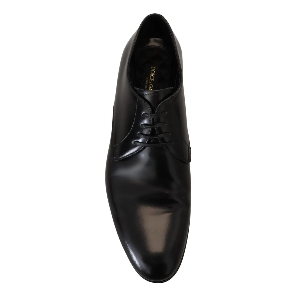 Dolce & Gabbana Black Leather Formal Dress Shoes
