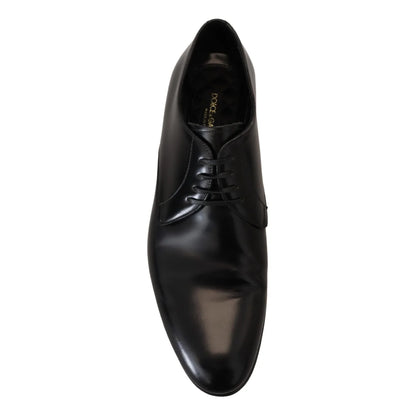 Dolce & Gabbana Black Leather Formal Dress Shoes