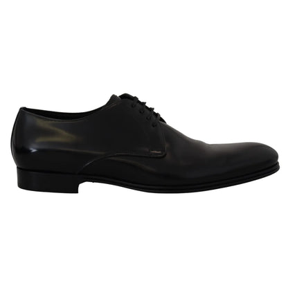 Dolce & Gabbana Black Leather Formal Dress Shoes