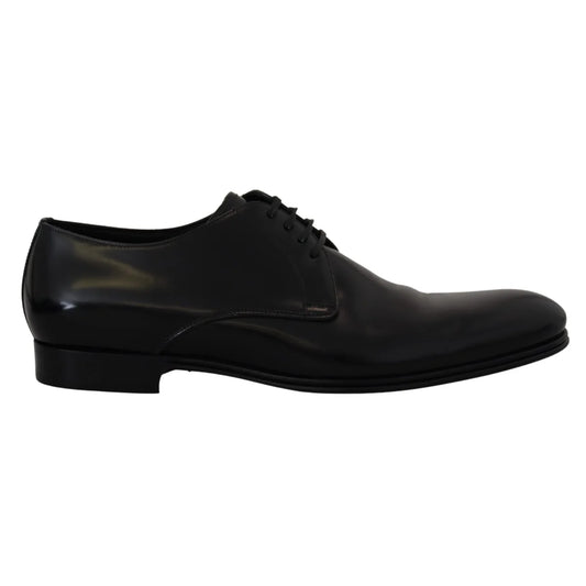 Dolce & Gabbana Black Leather Formal Dress Shoes