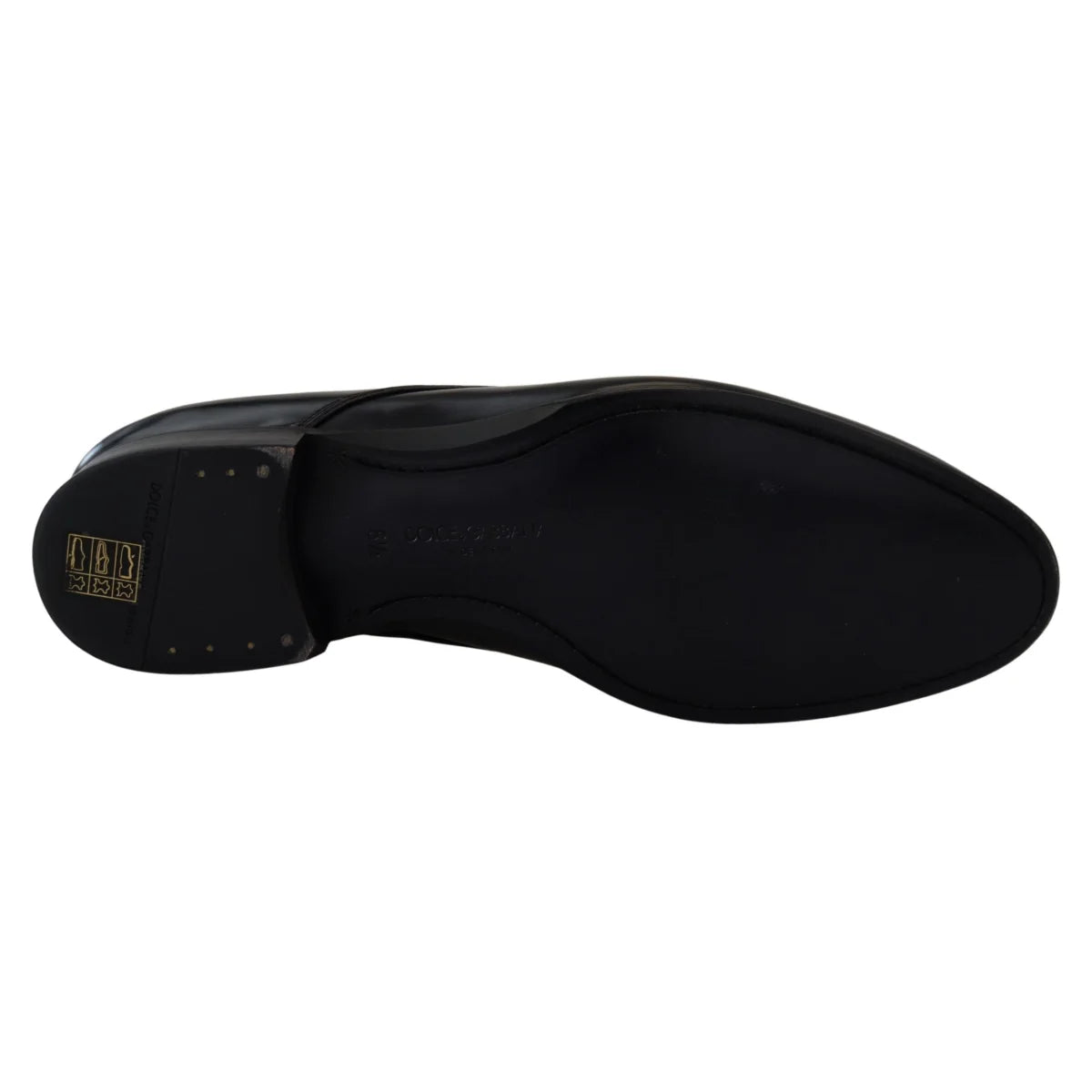 Dolce & Gabbana Black Leather Formal Dress Shoes