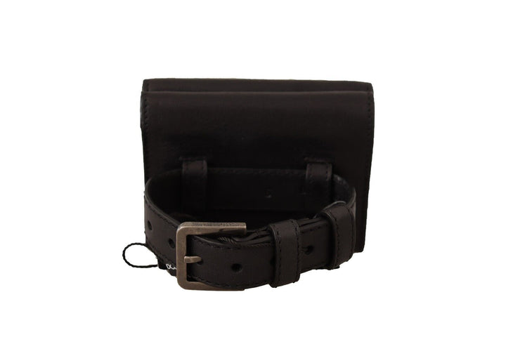 Dolce &amp;amp; Gabbana Élégant sac à dos en cuir à trois volets Multi Kit