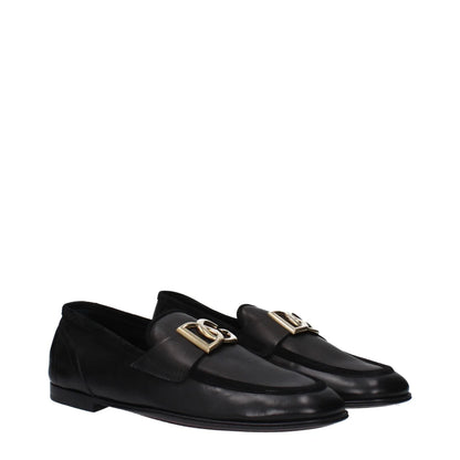 Dolce&Gabbana Black Loafers Code F82962 Leather MPN A50462AQ99380999 Dolce & Gabbana