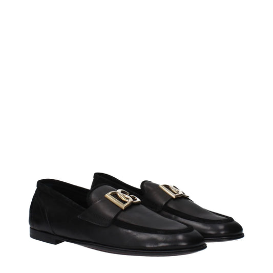 Dolce&Gabbana Black Loafers Code F82962 Leather MPN A50462AQ99380999 Dolce & Gabbana
