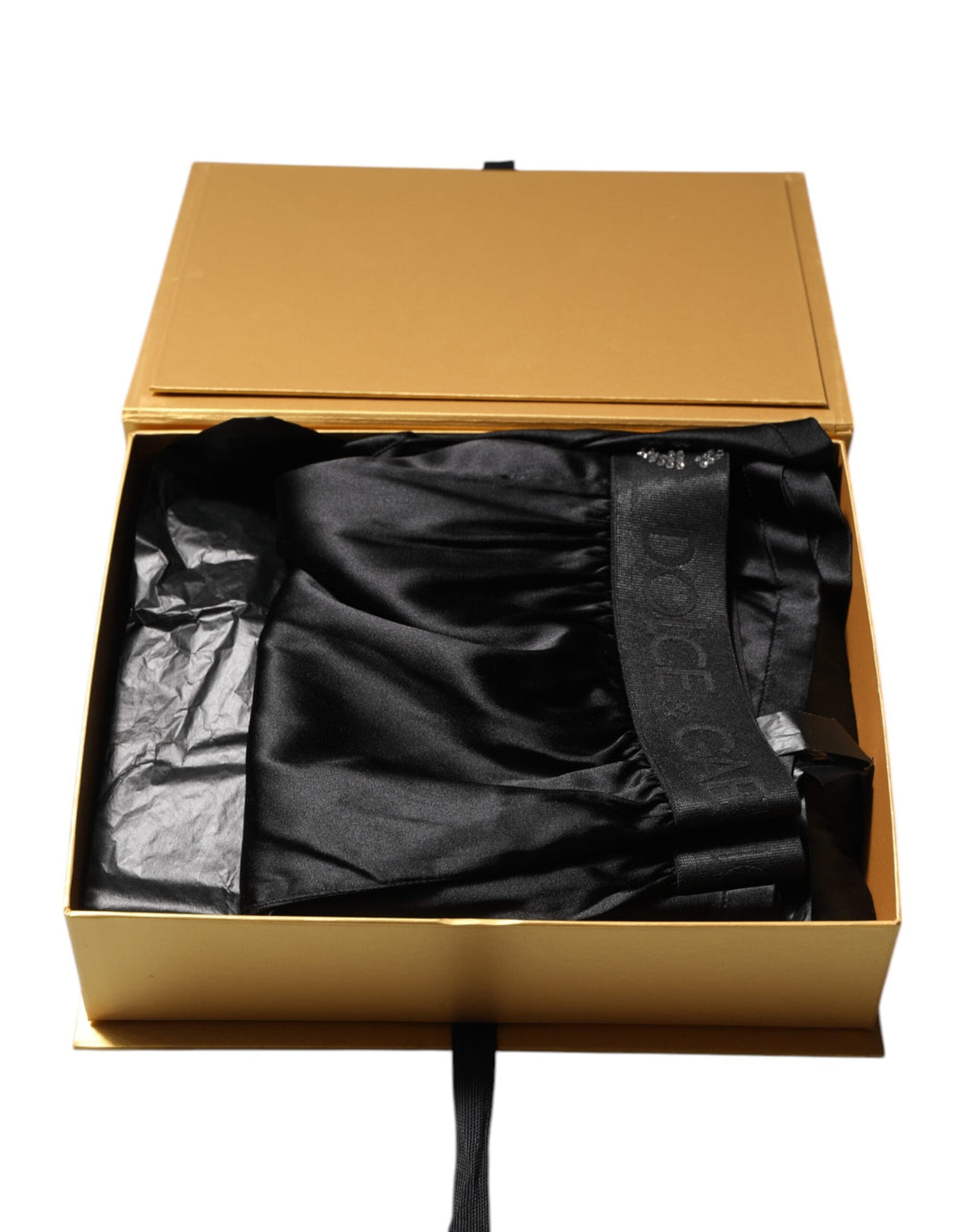 Dolce &amp; Gabbana Black Logo Waist Regular Boxer Shorts Underwear