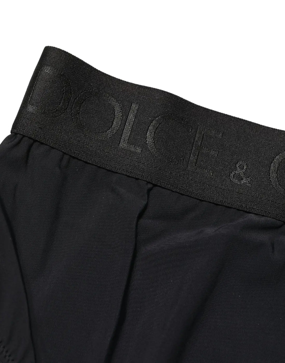 Dolce &amp; Gabbana Black Logo Waistband High Brief Underwear