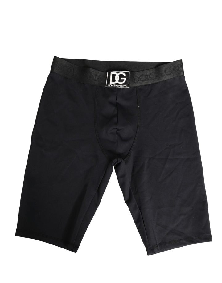 Dolce &amp; Gabbana Black Logo Waistband Men Boxershorts Underwear