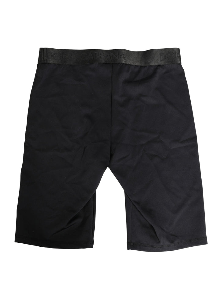 Dolce &amp; Gabbana Black Logo Waistband Men Boxershorts Underwear