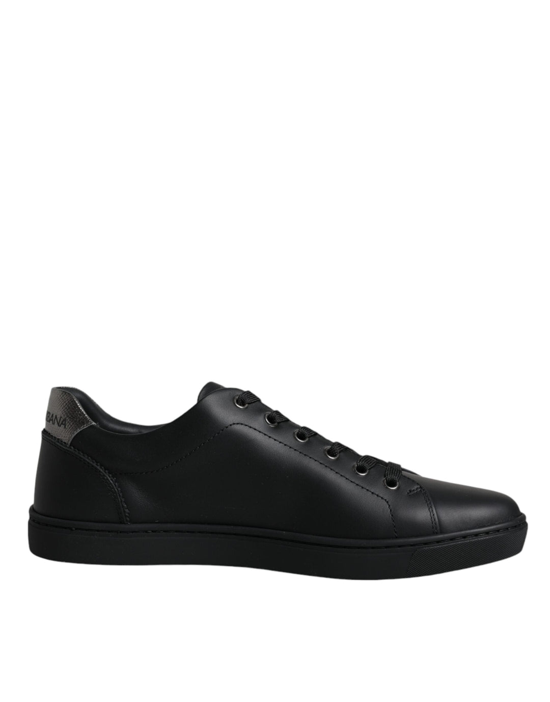 Dolce &amp; Gabbana Black London Sacred Heart Men Sneakers Shoes
