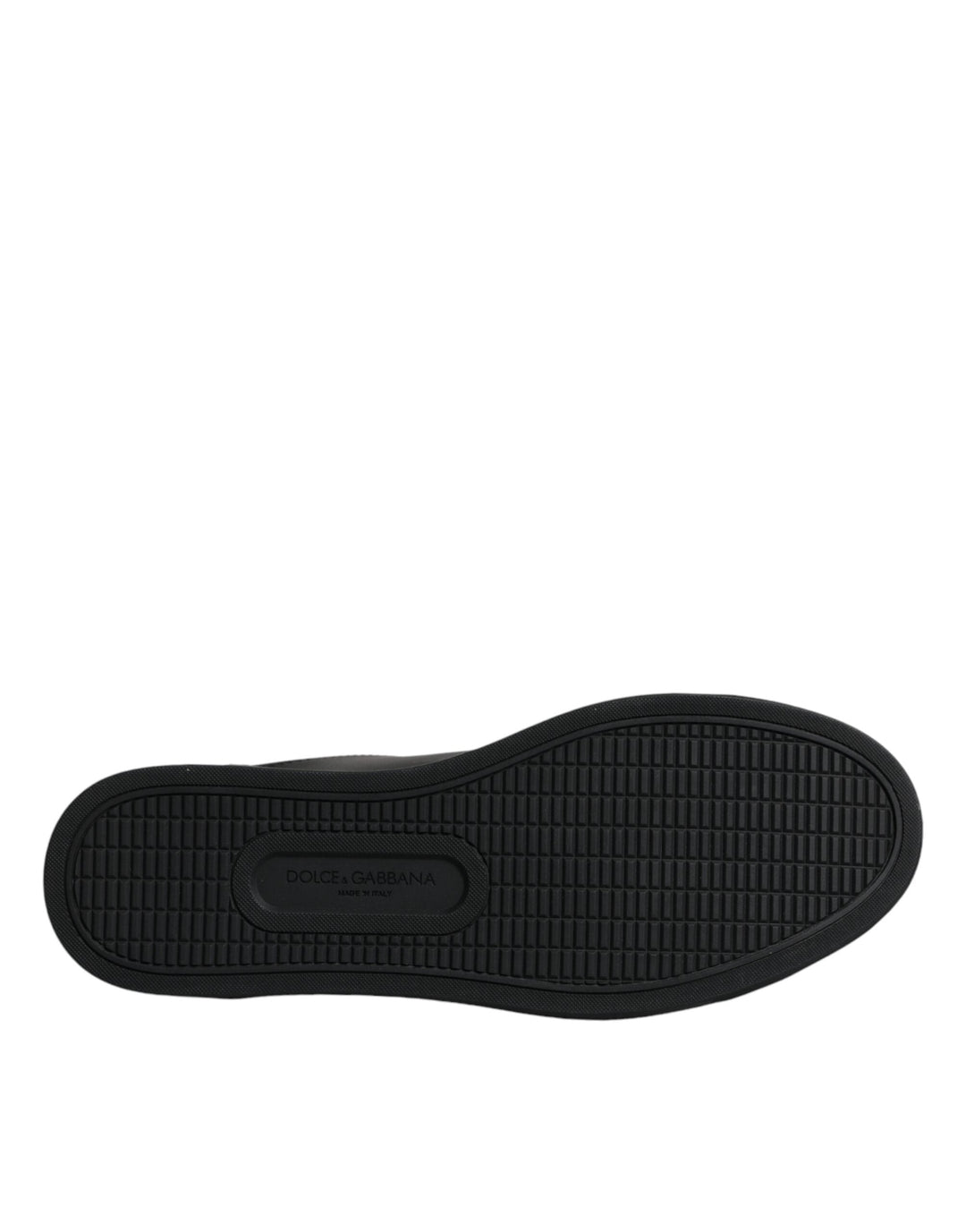 Dolce &amp; Gabbana Black London Sacred Heart Men Sneakers Shoes