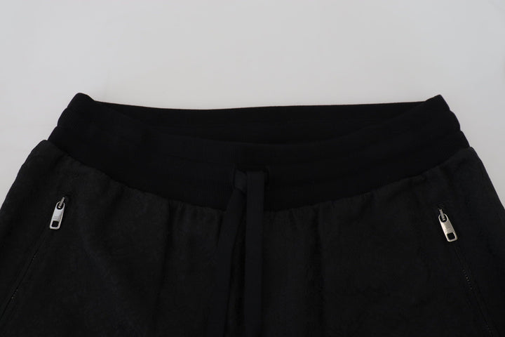 Dolce &amp; Gabbana Black Men Casual Jogger Pants