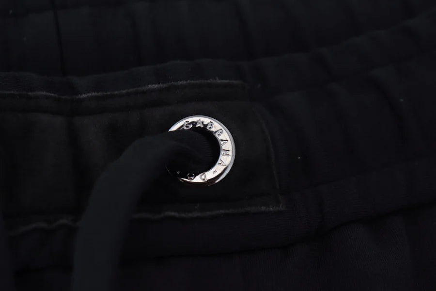 Dolce &amp; Gabbana Black Mens Sport Wool Sweatpants Pants