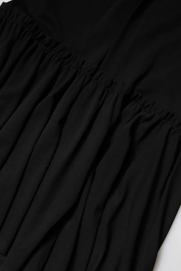 Dolce &amp; Gabbana Black Mermaid Cut High Waist Midi Skirt