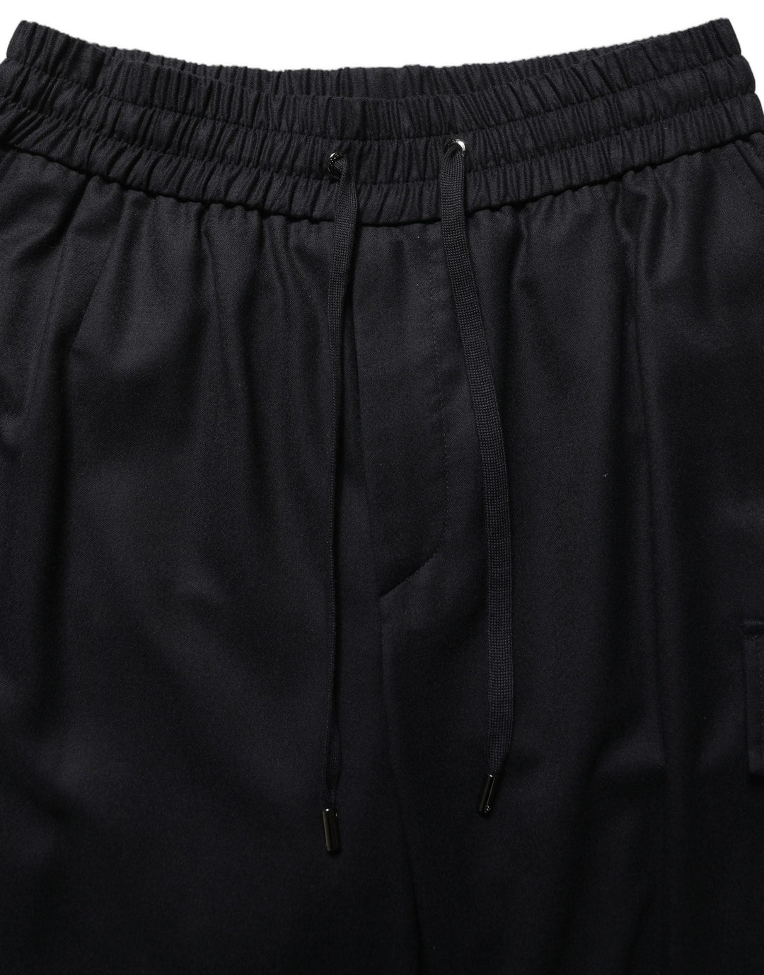 Dolce &amp; Gabbana Black Mid Waist Cargo Jogger Sweatpants Pants