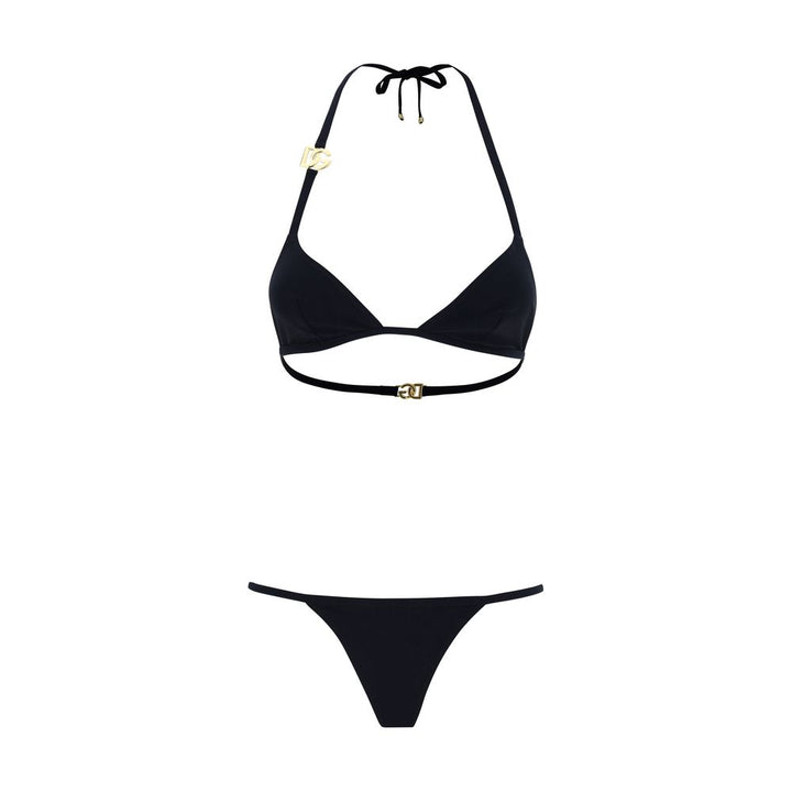 Dolce &amp; Gabbana Black Nylon Bikini - Women’s Classic Bikinis