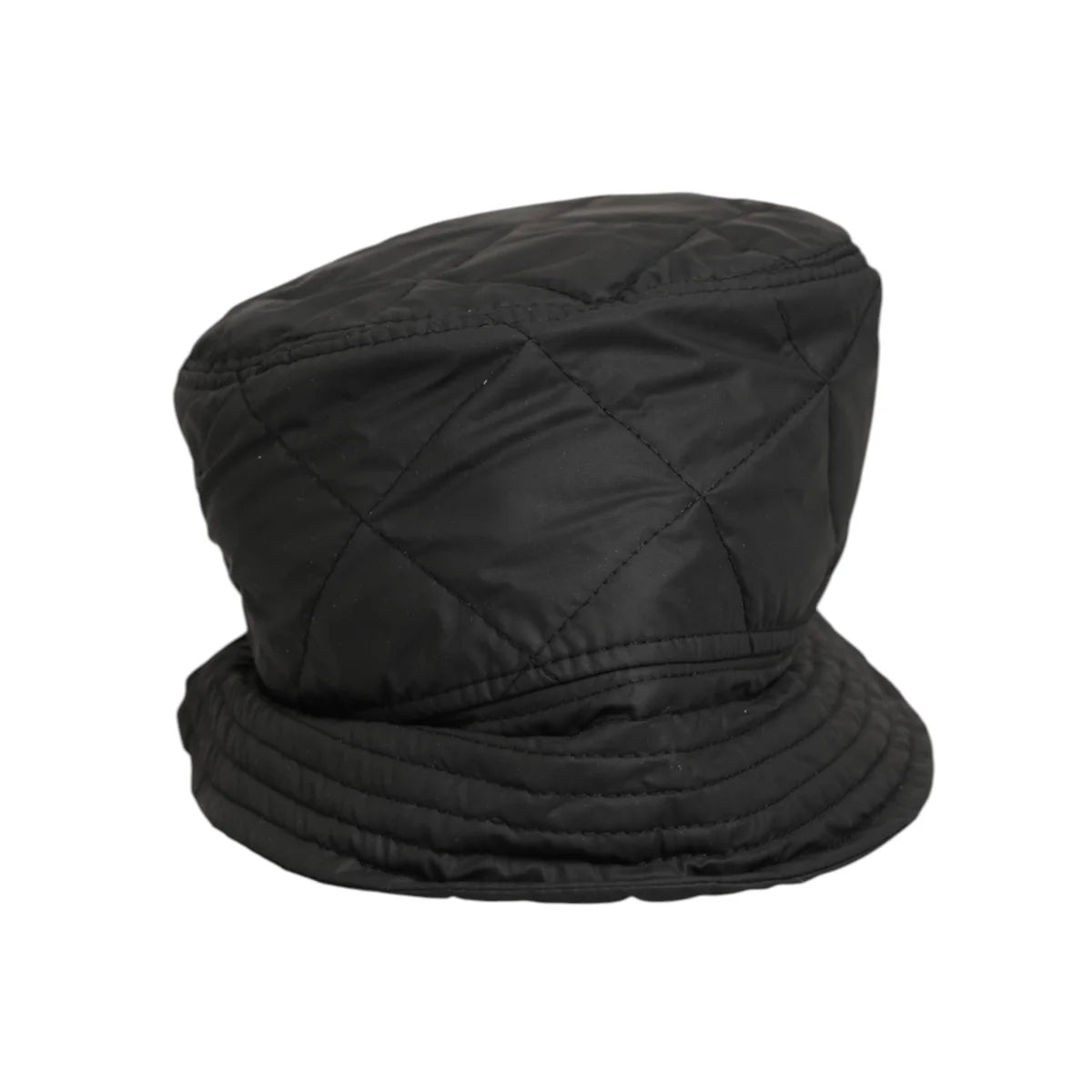 Dolce & Gabbana Black Nylon Bucket Hat Designer Style