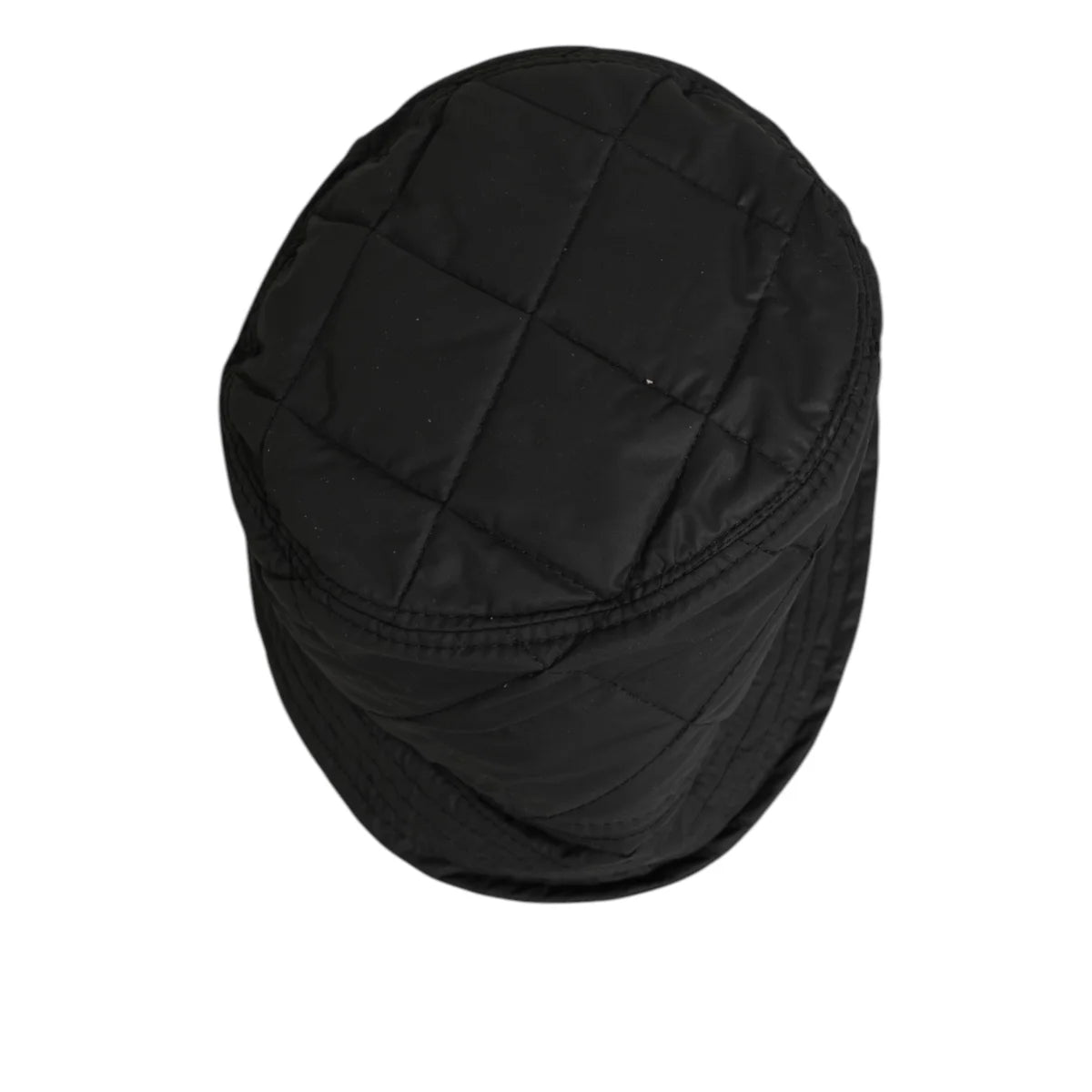 Dolce & Gabbana Black Nylon Bucket Hat Designer Style