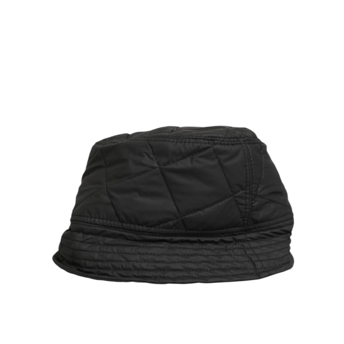 Dolce & Gabbana Black Nylon Bucket Hat Designer Style