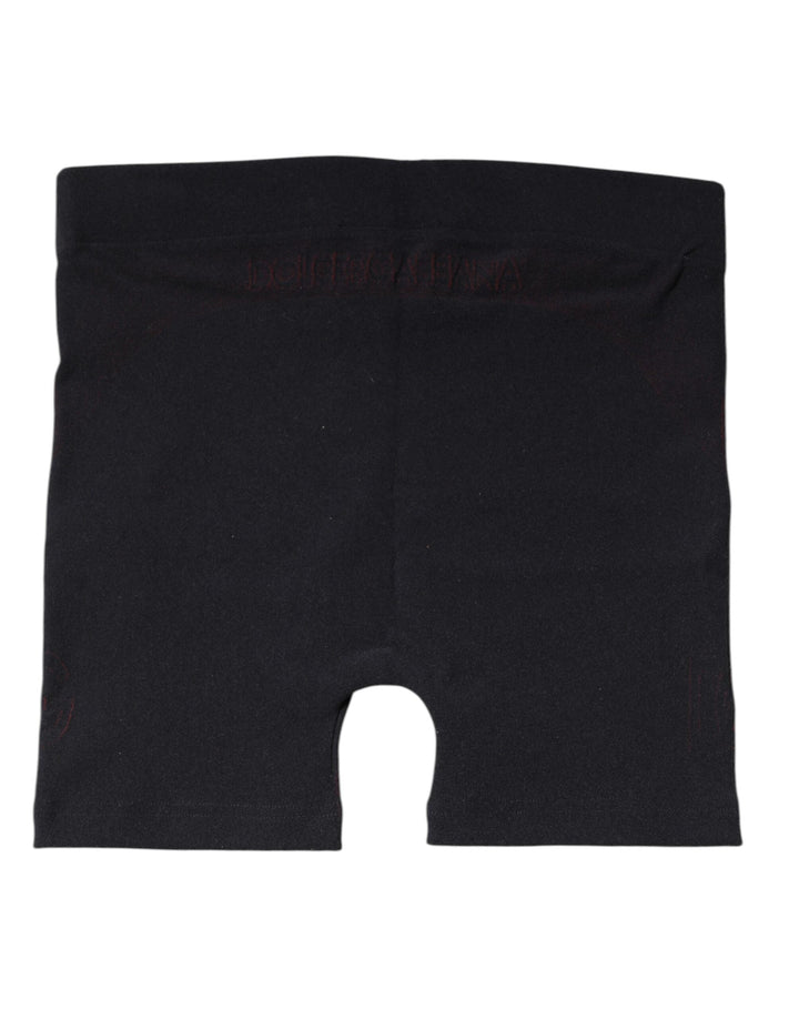 Dolce &amp; Gabbana Black Nylon Stretch Boxer Shorts Underwear