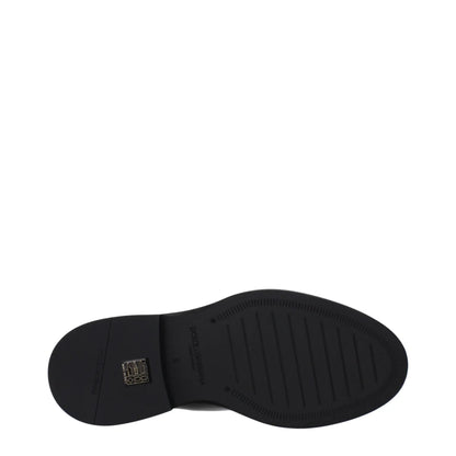 Dolce&Gabbana Black Patent Leather Ankle Boots A60602A147180999 Dolce & Gabbana