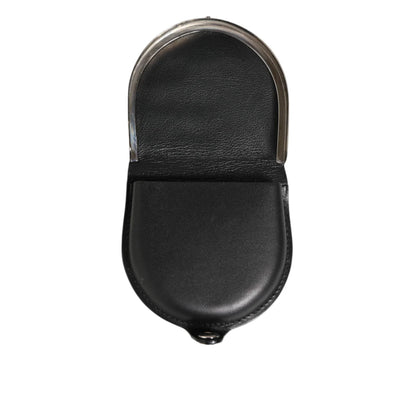 Dolce and Gabbana Black Polished American Alligator Leather Wallet &