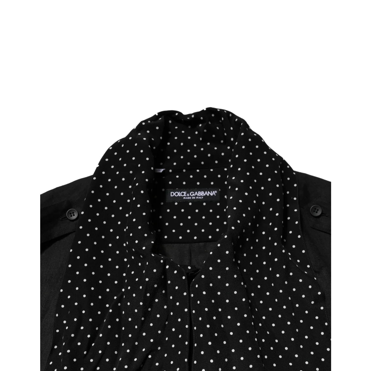 Dolce & Gabbana Black Polka Dot Casual Shirt for Effortless Style