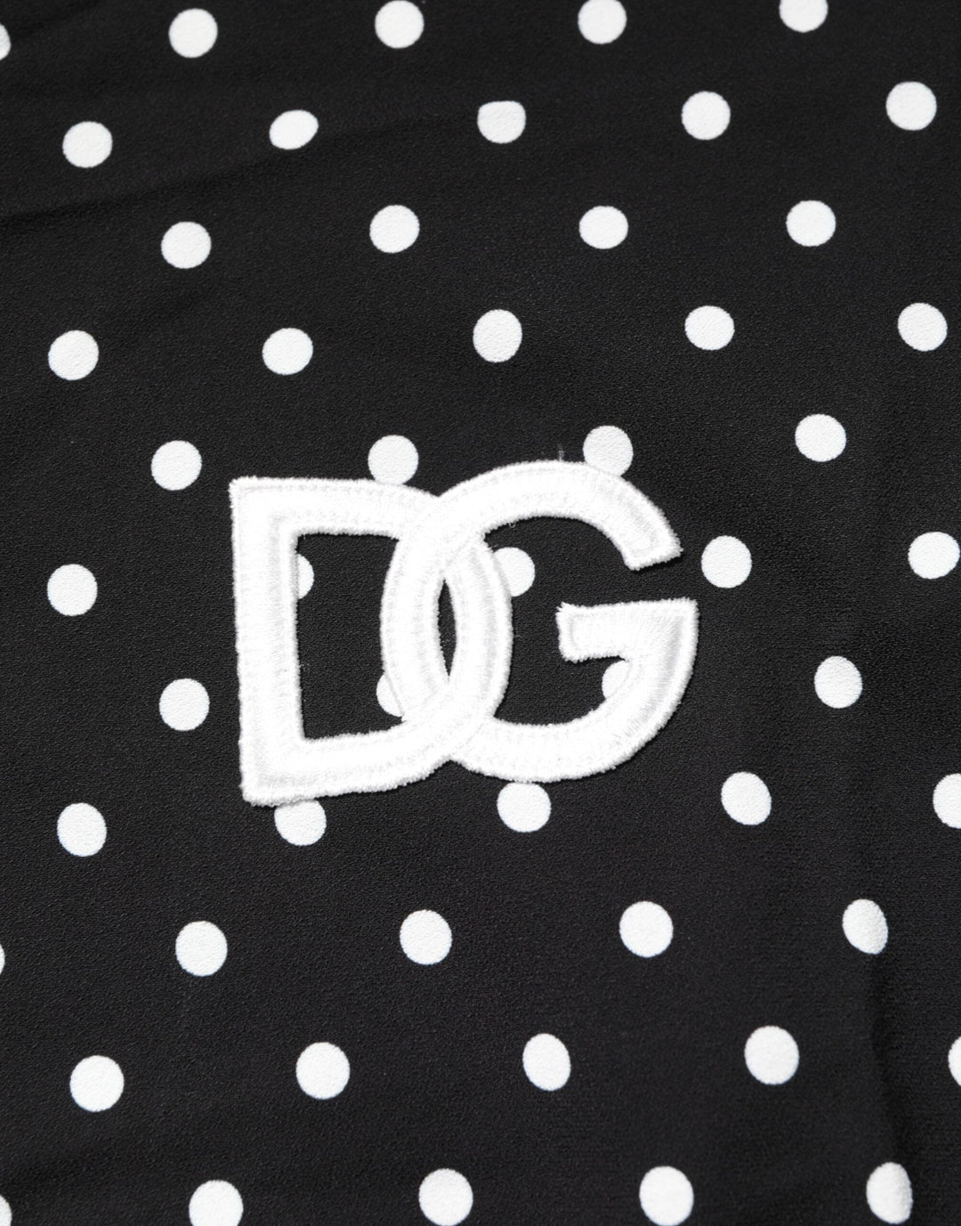 Dolce &amp; Gabbana Black Polka Dot Short Sleeves Collared Polo T-shirt