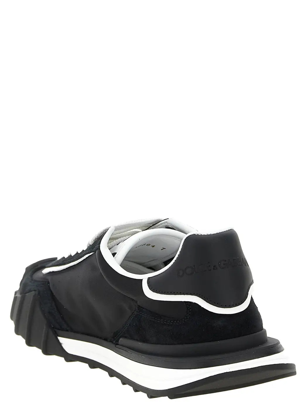 Dolce &amp; Gabbana Black Polyamide Athletic Sneakers