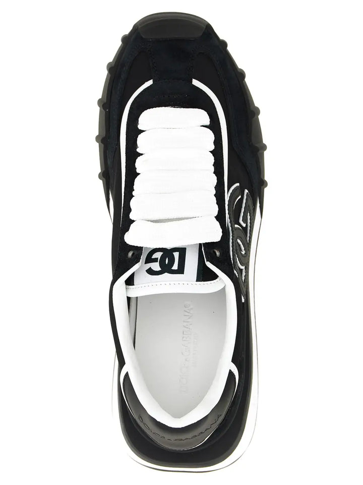 Dolce &amp; Gabbana Black Polyamide Athletic Sneakers