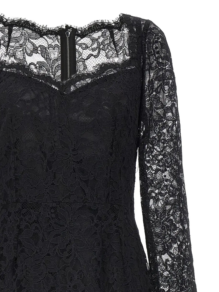 Dolce &amp; Gabbana Black Polyamide Casual Dress