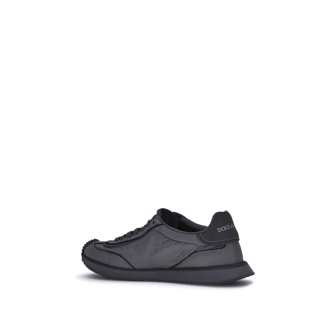 Dolce &amp; Gabbana Black Polyester Athletic Sneakers