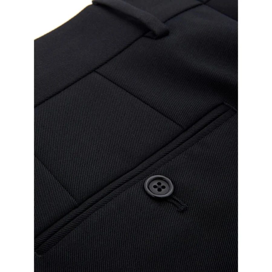 Dolce &amp; Gabbana Black Polyester Dress Pants