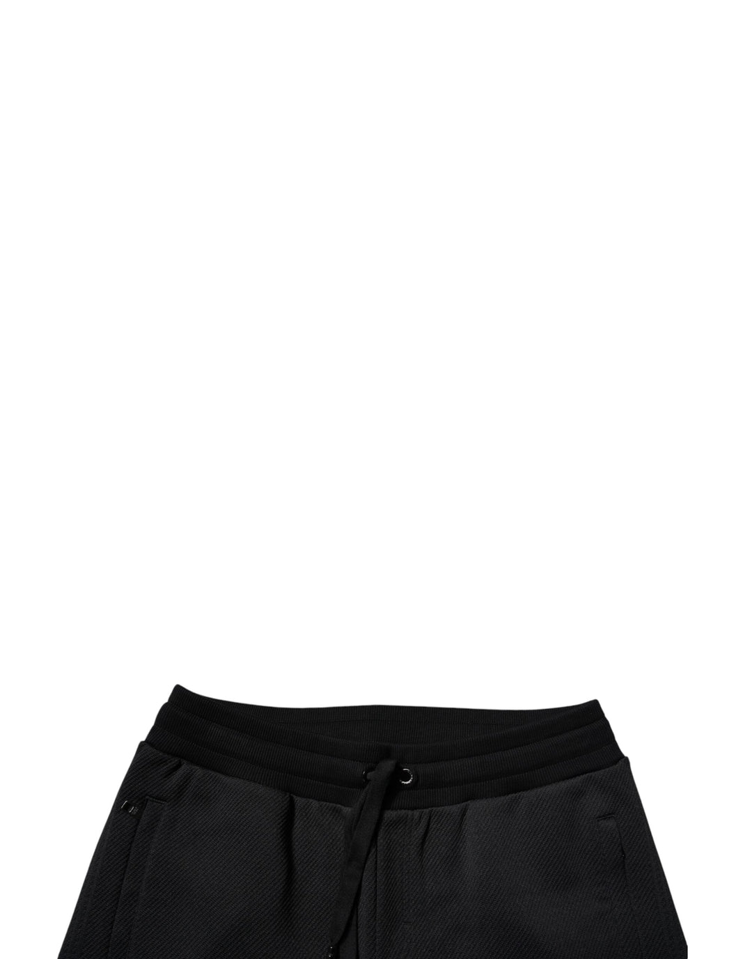 Dolce &amp; Gabbana Black Polyester Men Jogger Sweatpants Pants