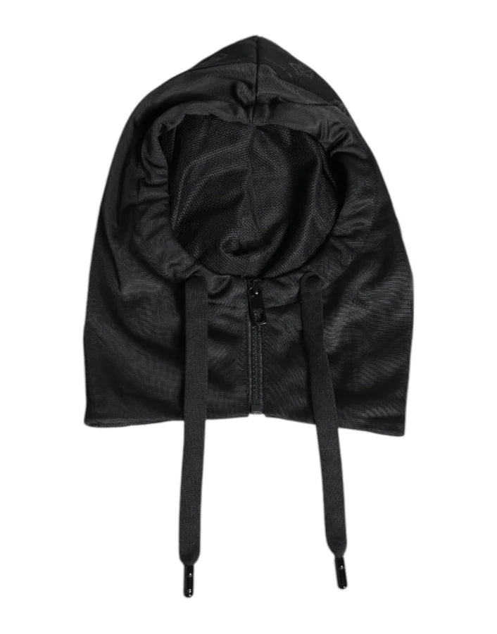 Dolce &amp; Gabbana Black Polyester Whole Head Wrap Hat