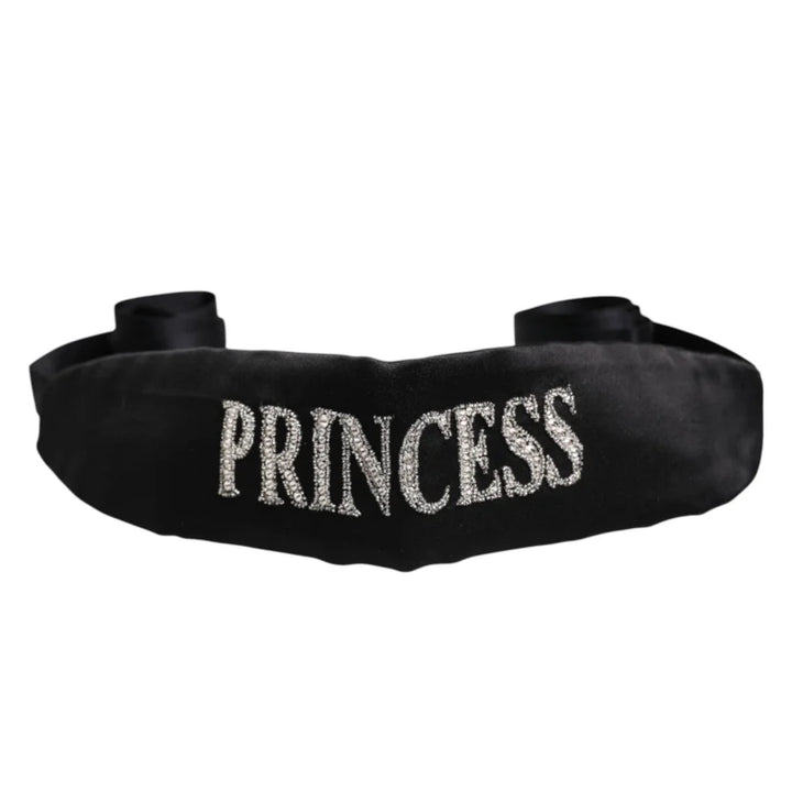 Dolce &amp; Gabbana Black Princess Fantasy Braided Waist Belt
