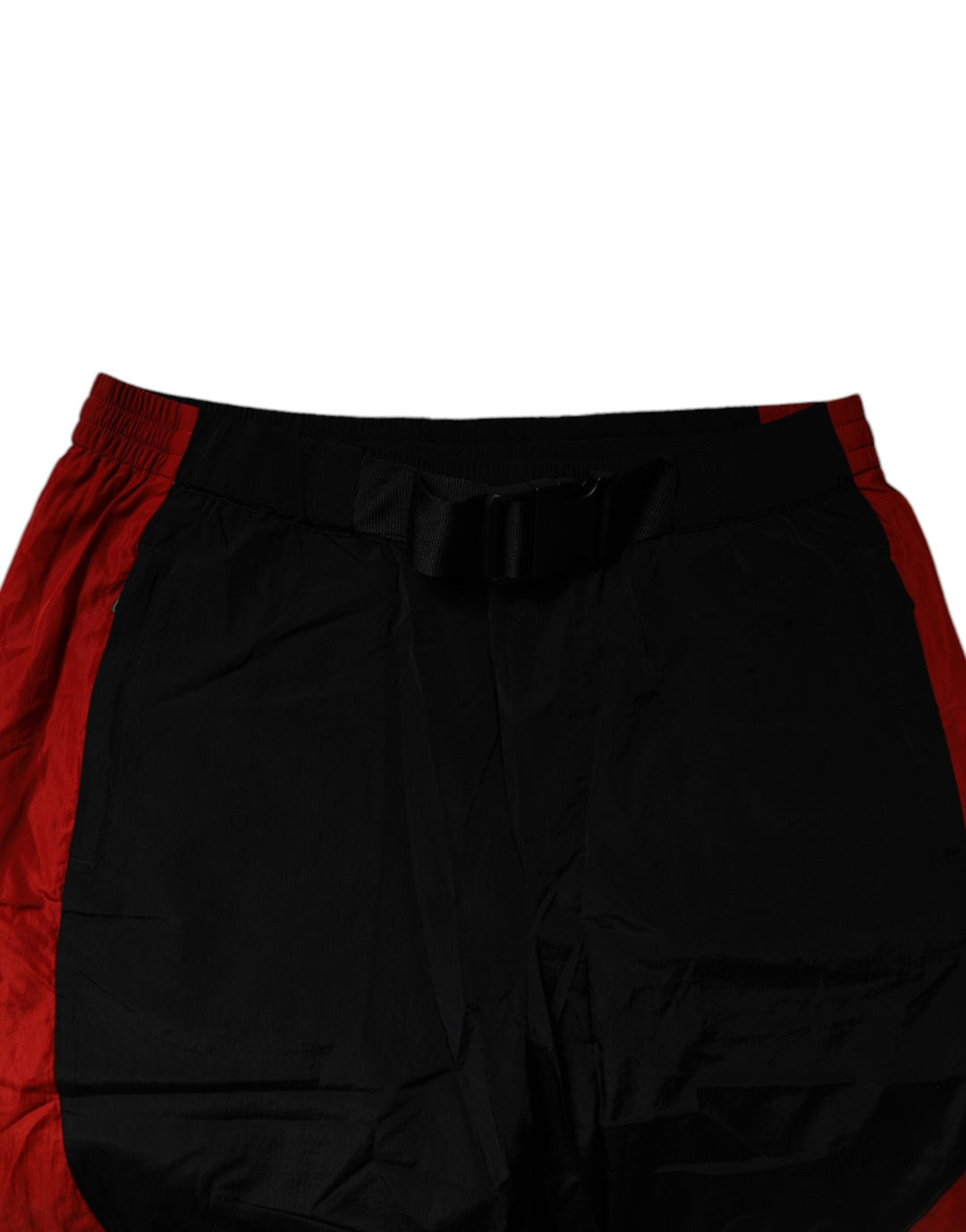 Dolce &amp; Gabbana Black Red Leopard Jogger Sweatpants Pants