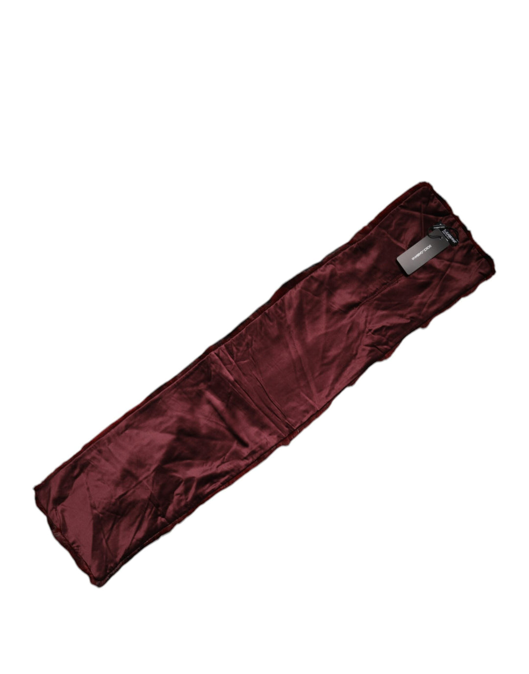 Dolce &amp; Gabbana Black Red Stripe Fur Shawl Neck Wrap Scarf