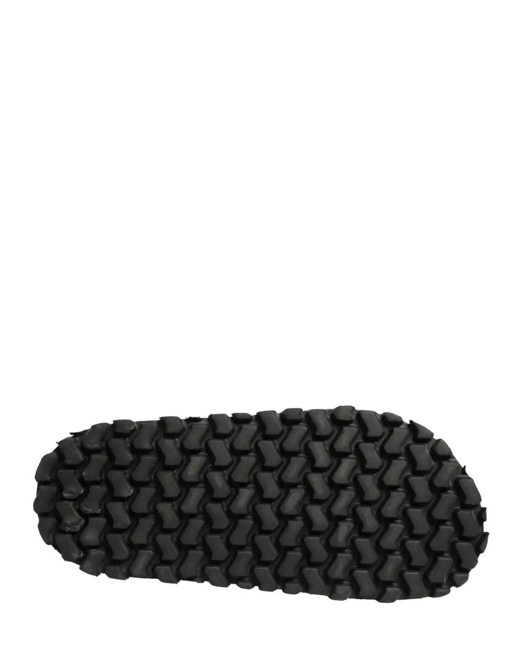 Dolce &amp; Gabbana Black Ruching Detail Flats Men Sandals Shoes
