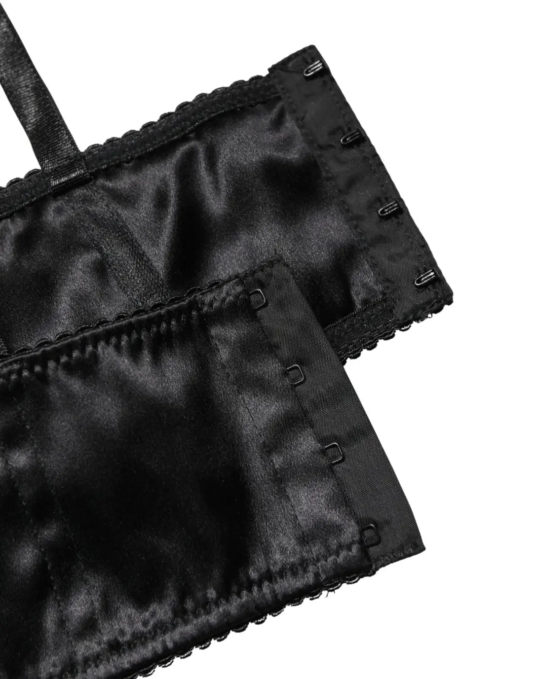 Dolce &amp; Gabbana Black Semi-Pad Underwire Balconette Bra Underwear