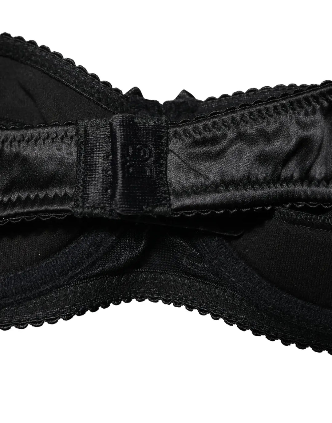 Dolce &amp; Gabbana Black Semi-Pad Underwire Balconette Bra Underwear