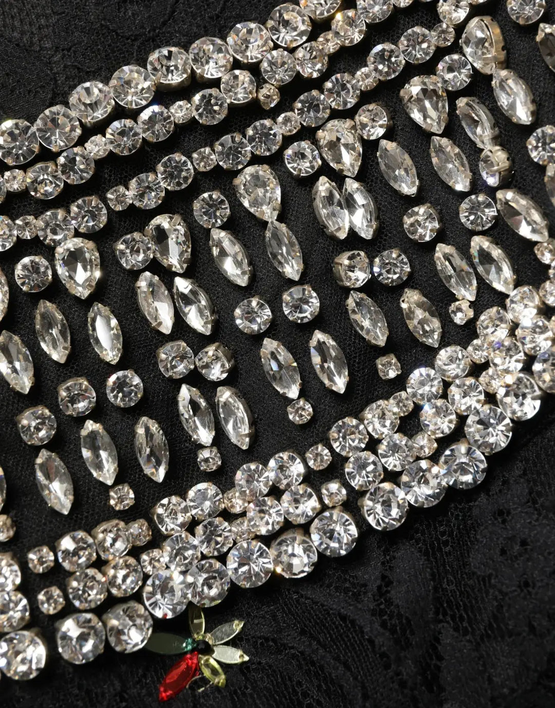 Dolce &amp; Gabbana Black Sequin Embellished Sheath Mini Dress