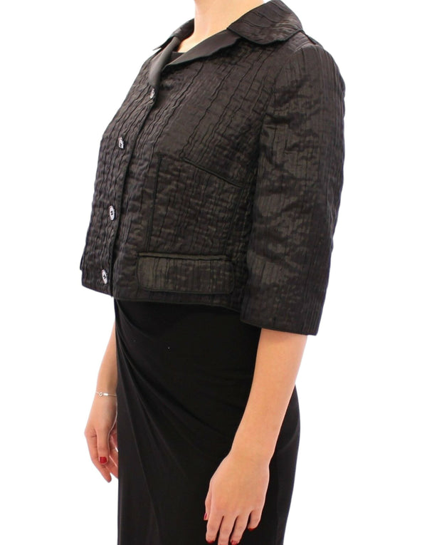 Dolce & Gabbana Bolero Jackets - Black Short Shrug Jacket Coat
